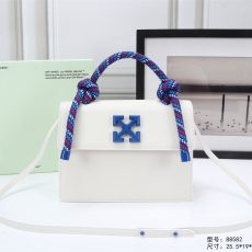 Off White Top Handle Bags